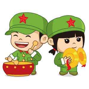 qq军人情侣卡通头像:让我迷上你